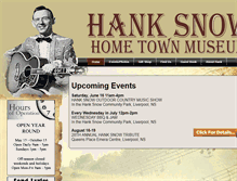 Tablet Screenshot of hanksnow.com